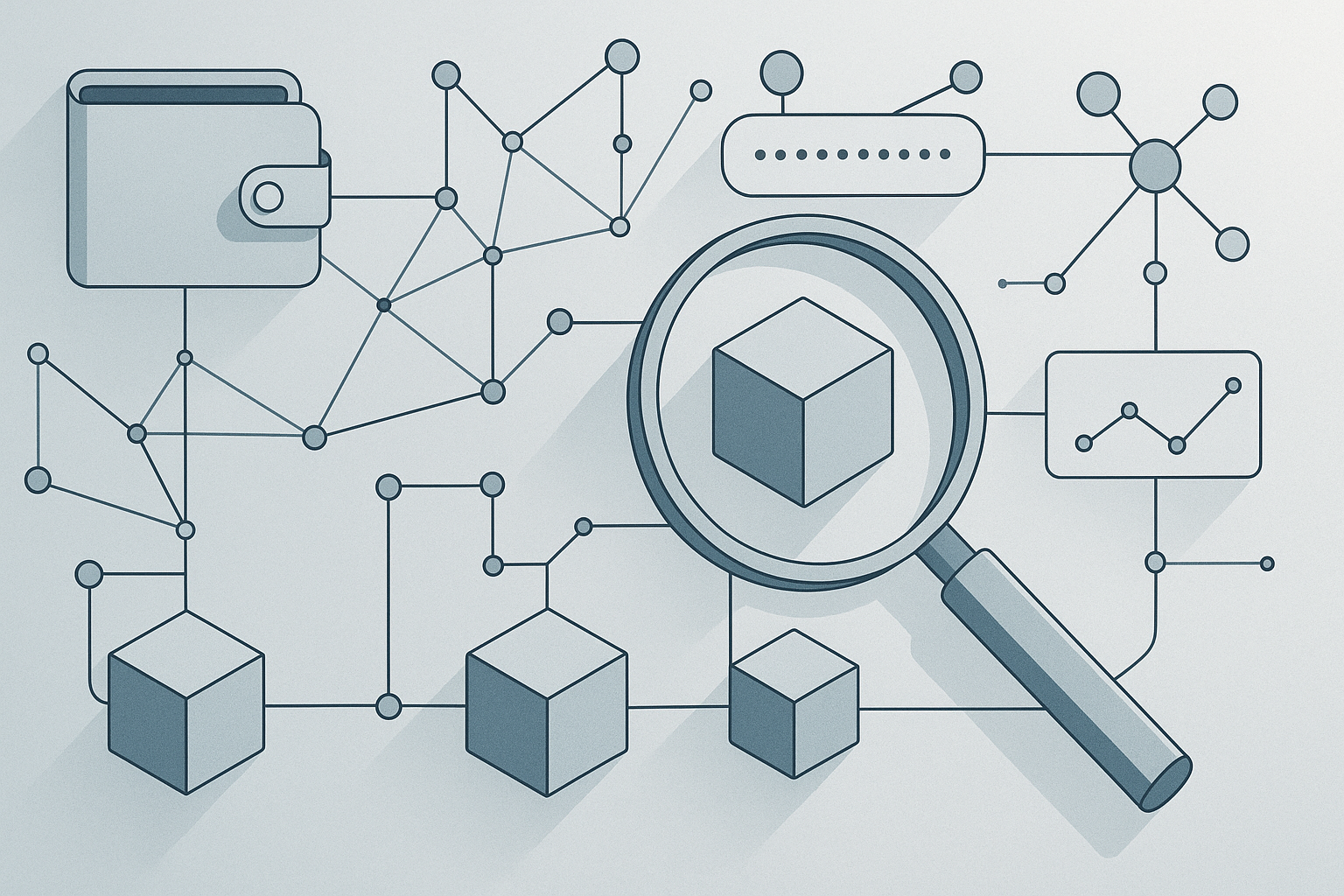 Editorial illustration for: Ensuring Security in DeFi: The Role of AI in Blockchain Systems