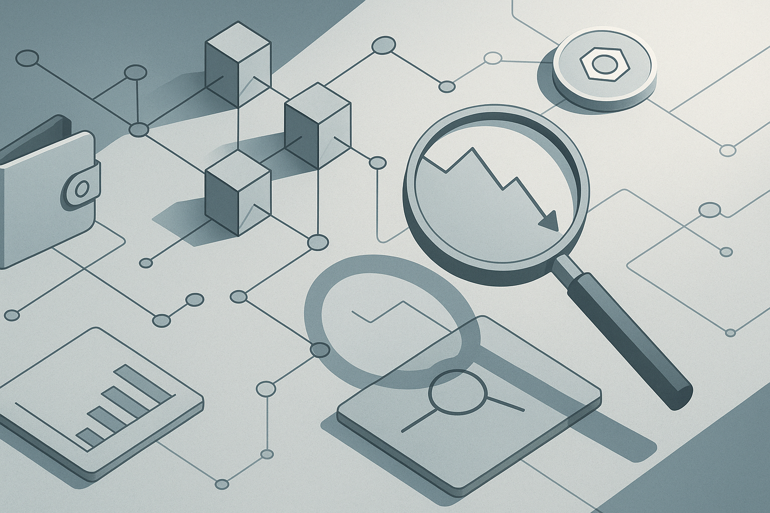 Editorial illustration for: Major Crypto Drop Follows Rising Concern Over Inflation Data